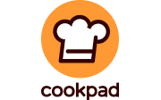 レシピ検索No.1／料理レシピ載せるなら クックパッドのロゴ